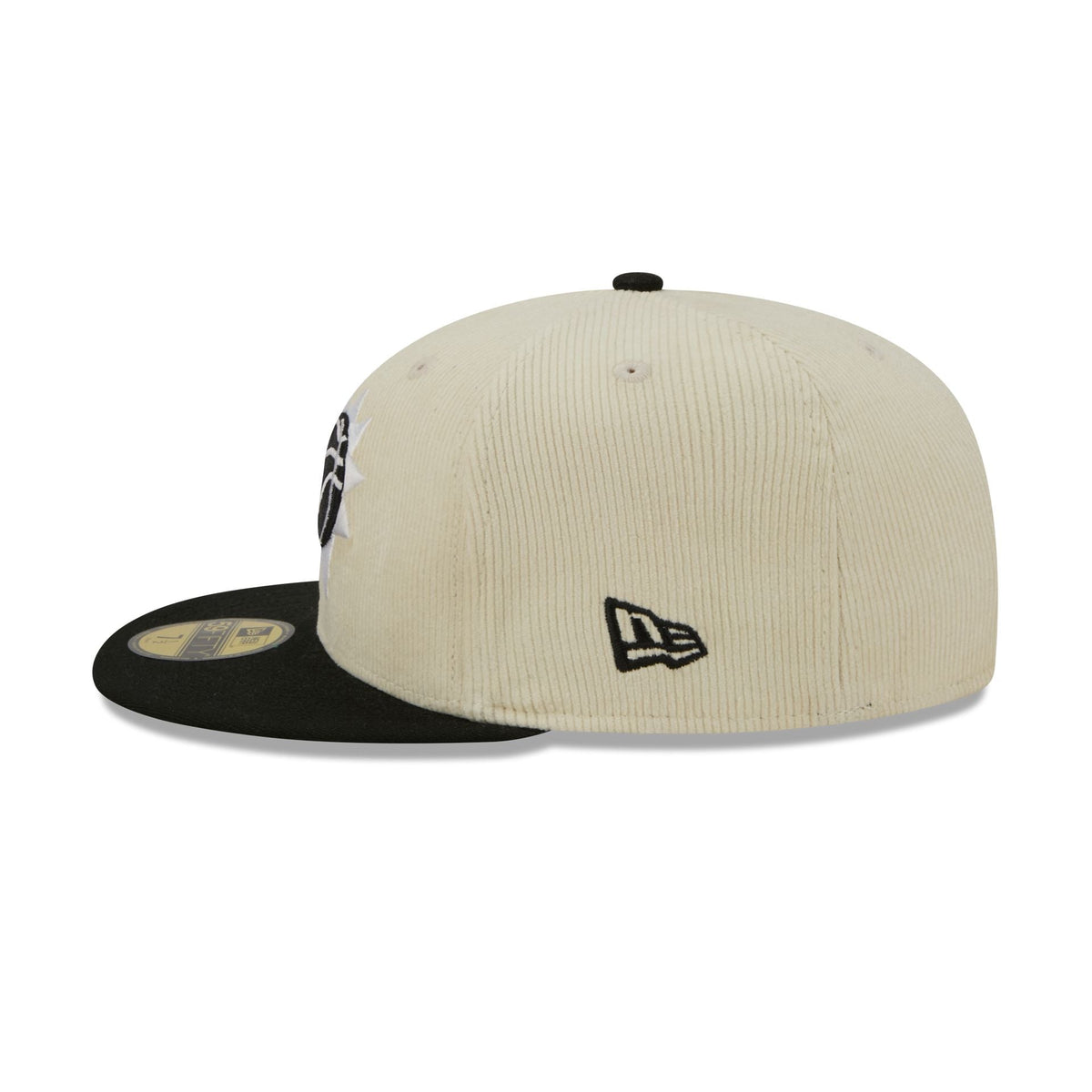 Phoenix Suns 2025 City Edition Chrome White Corduroy 59FIFTY Fitted Hat