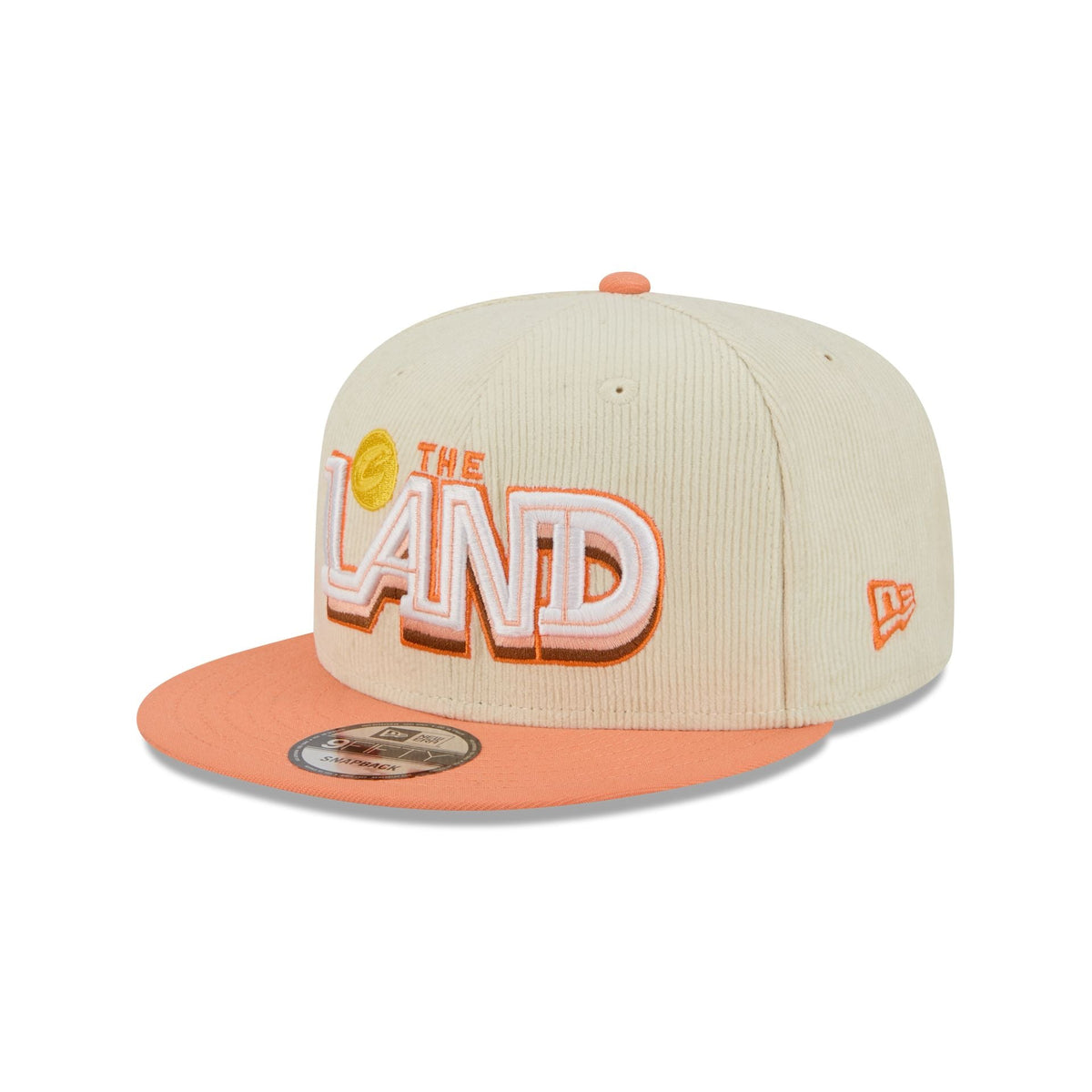 Cleveland Cavaliers 2025 City Edition Chrome White Corduroy 9FIFTY Snapback Hat
