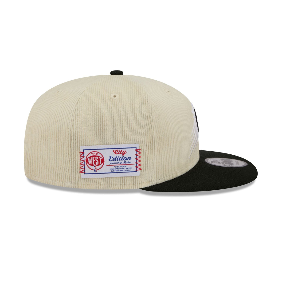 Phoenix Suns 2025 City Edition Chrome White Corduroy 9FIFTY Snapback Hat