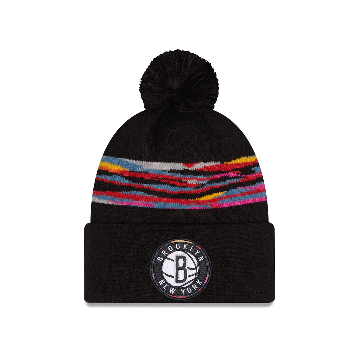 Brooklyn Nets 2025 City Edition Pom Knit Hat