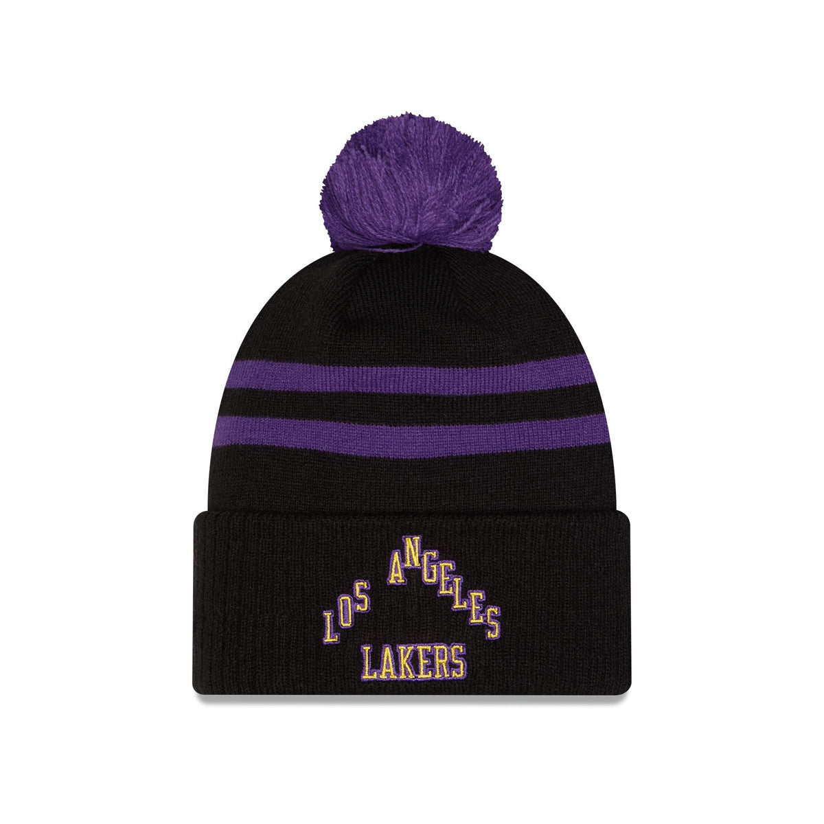 Los Angeles Lakers 2025 City Edition Pom Knit Hat