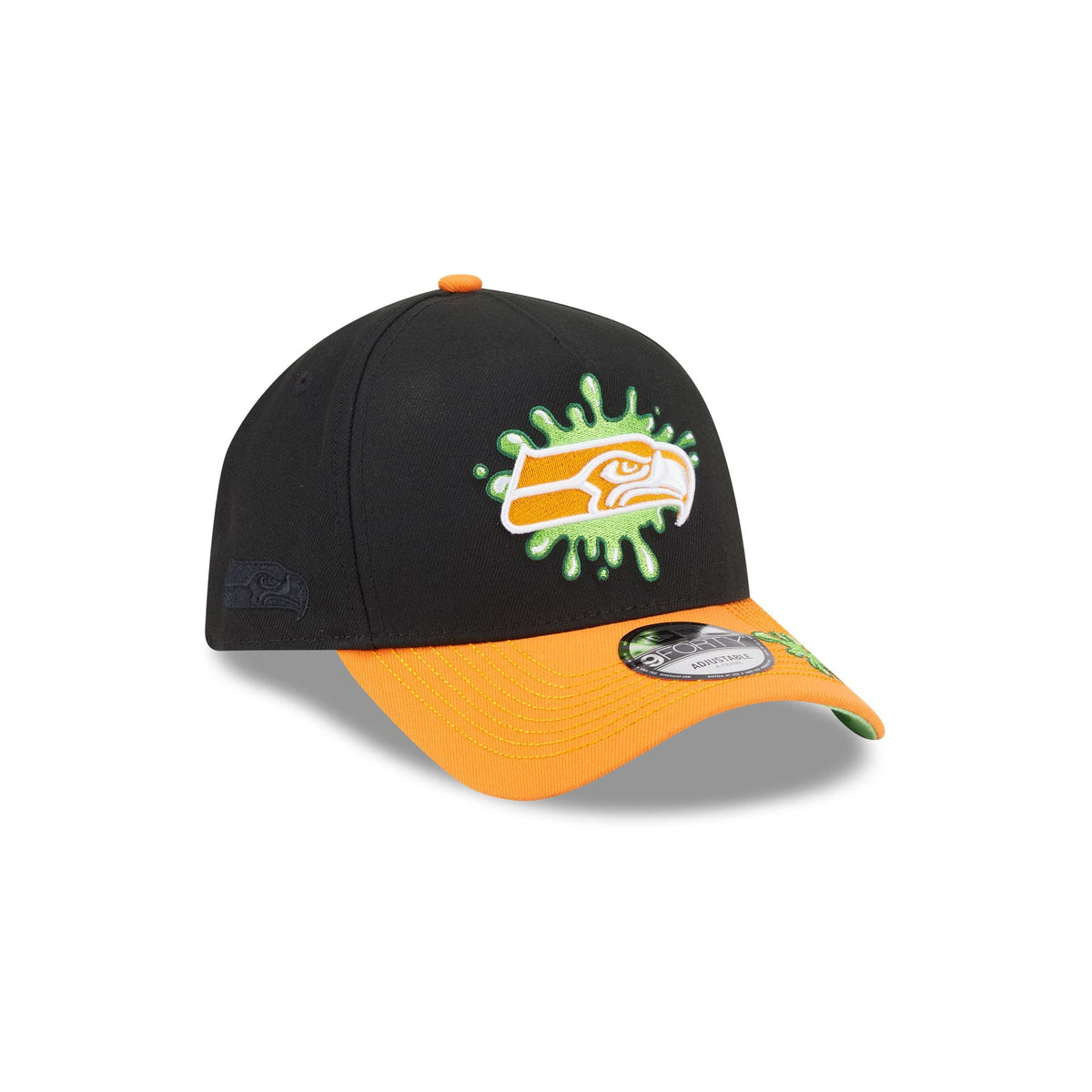 Nickelodeon Slime x Seattle Seahawks 9FORTY A-Frame Snapback Hat