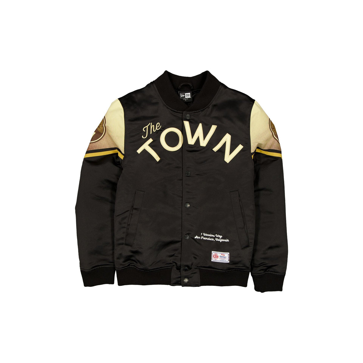 Golden State Warriors 2025 City Edition Black Jacket