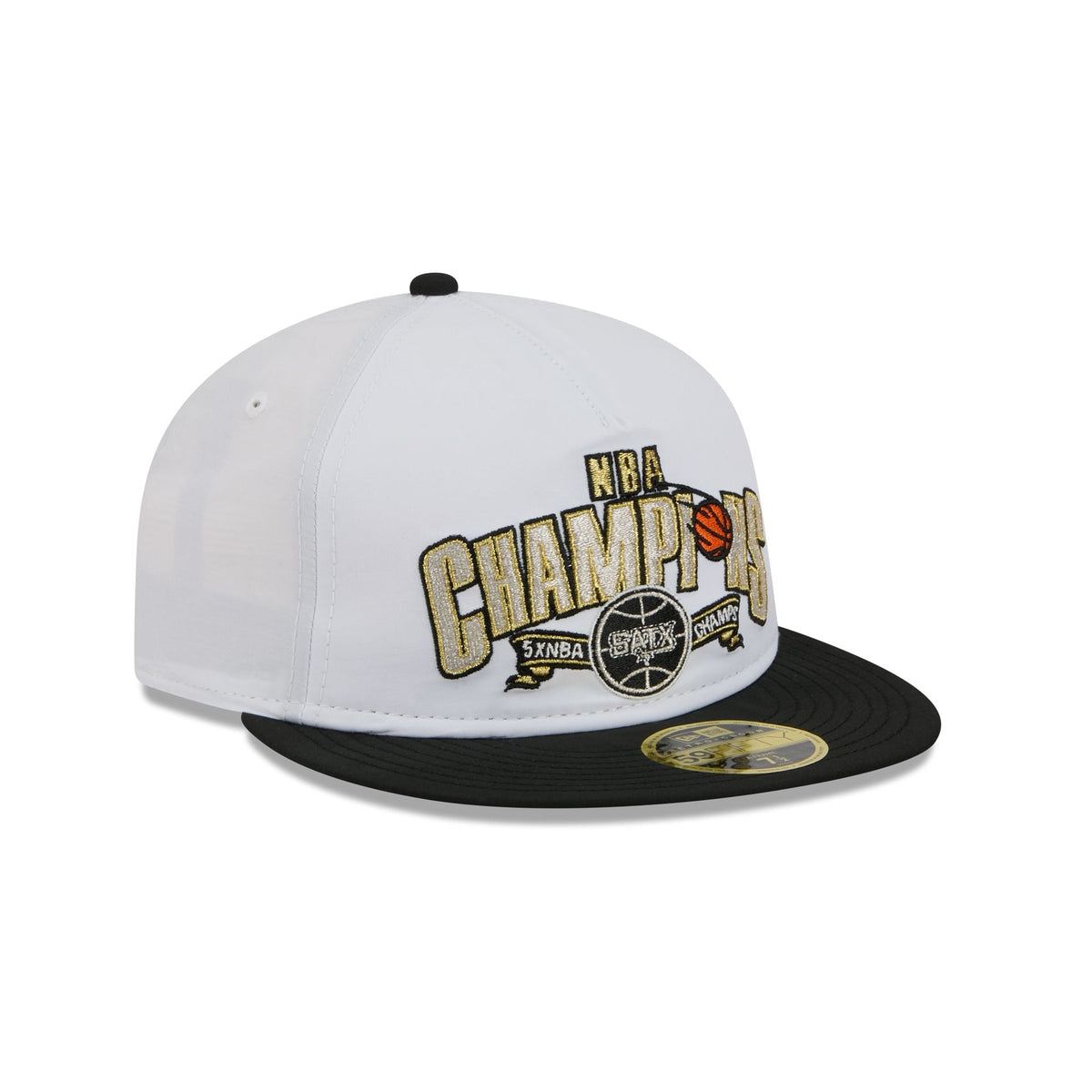 San Antonio Spurs Champions White Retro Crown 59FIFTY Fitted Hat