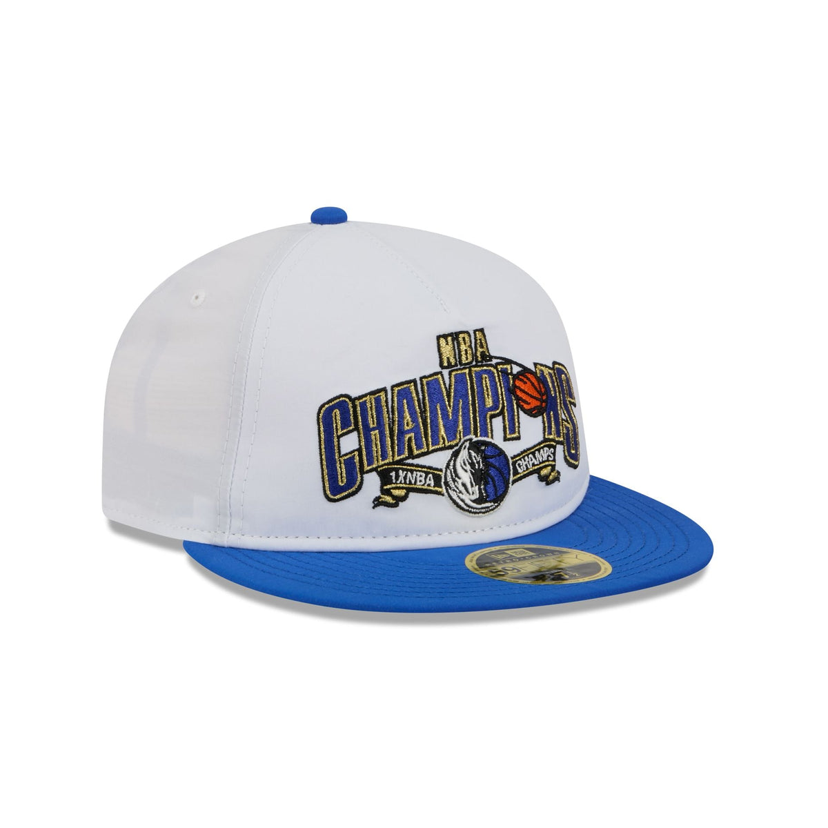 Dallas Mavericks Champions White Retro Crown 59FIFTY Fitted Hat
