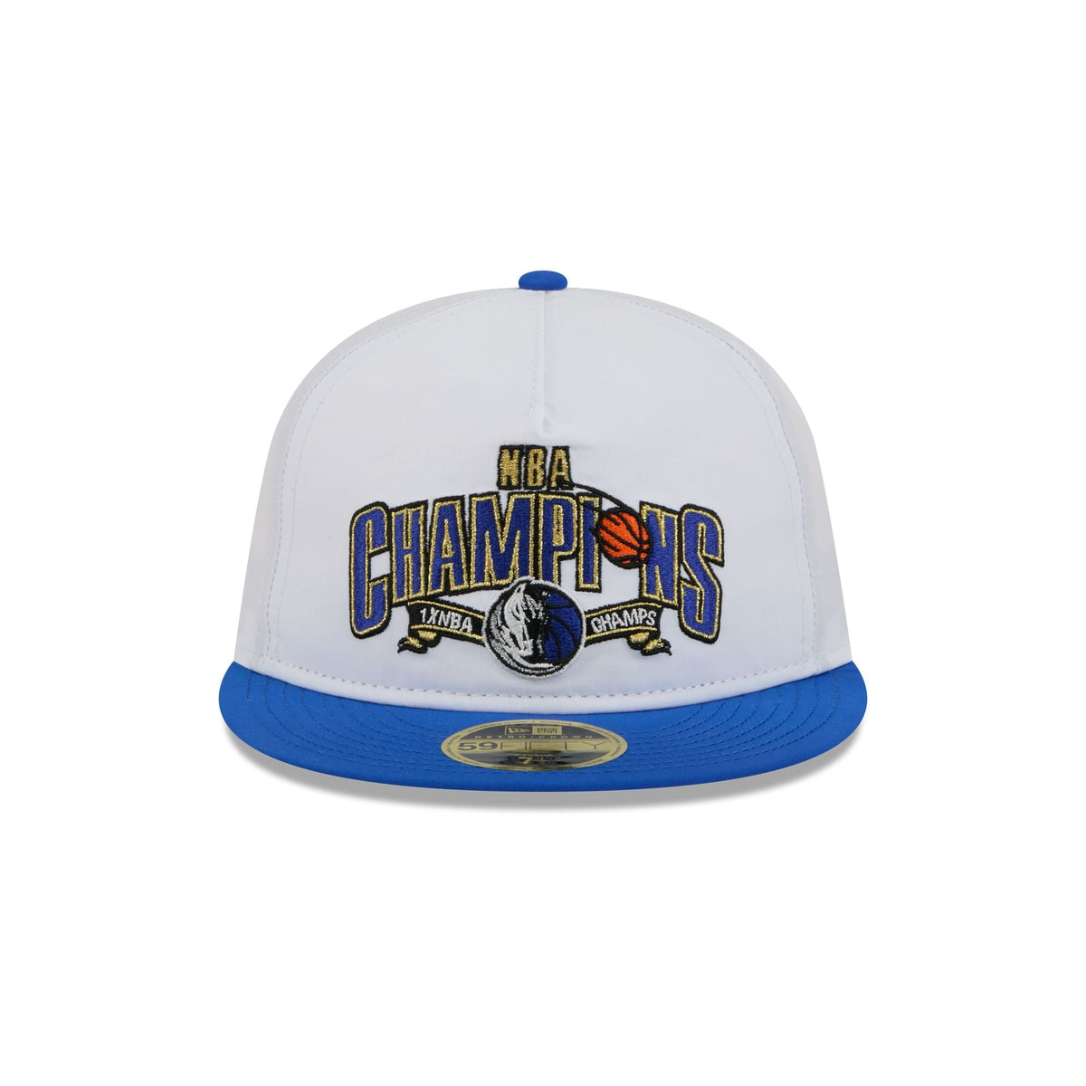 Dallas Mavericks Champions White Retro Crown 59FIFTY Fitted Hat
