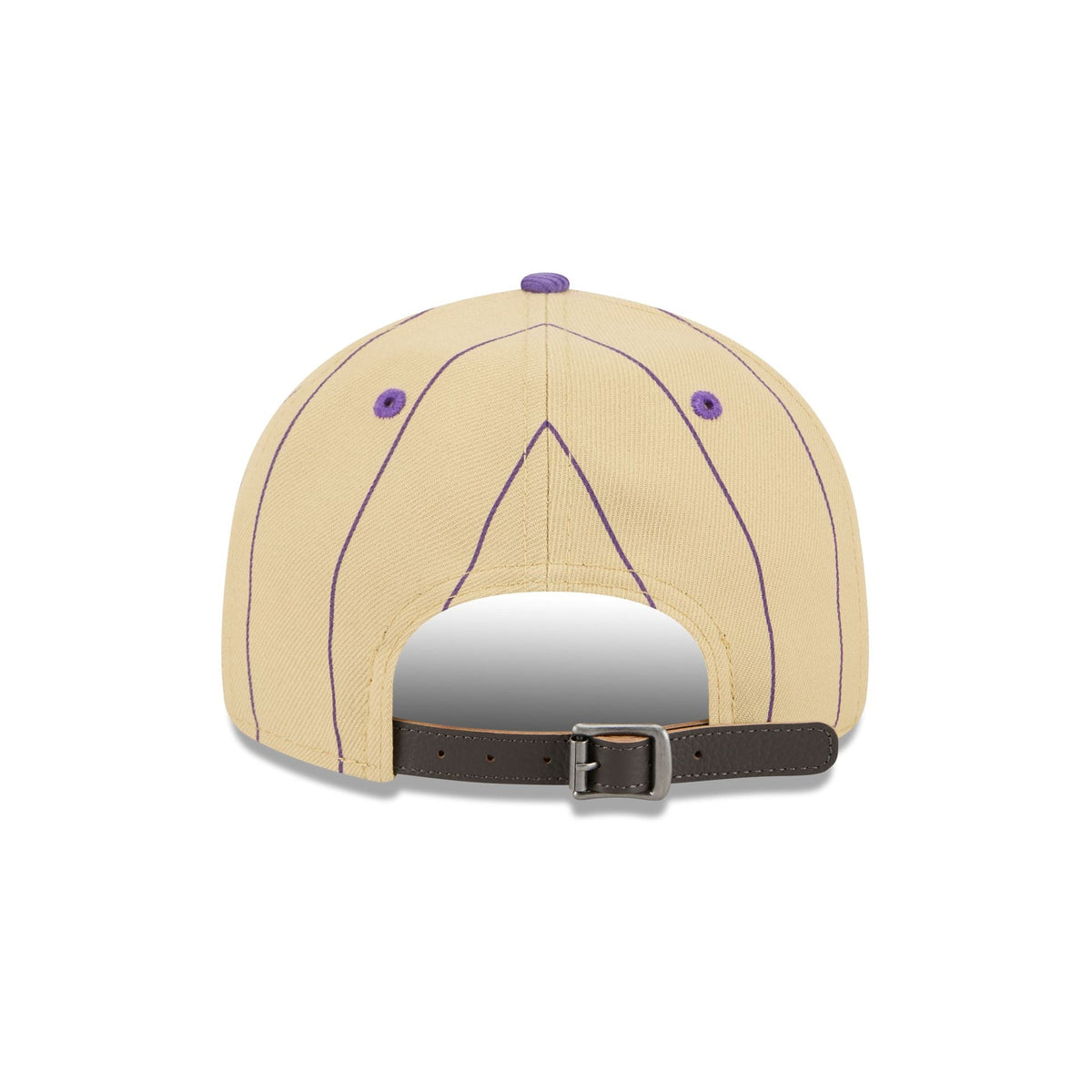 Los Angeles Lakers Pinstripe Script Retro Crown 9FIFTY Adjustable Hat