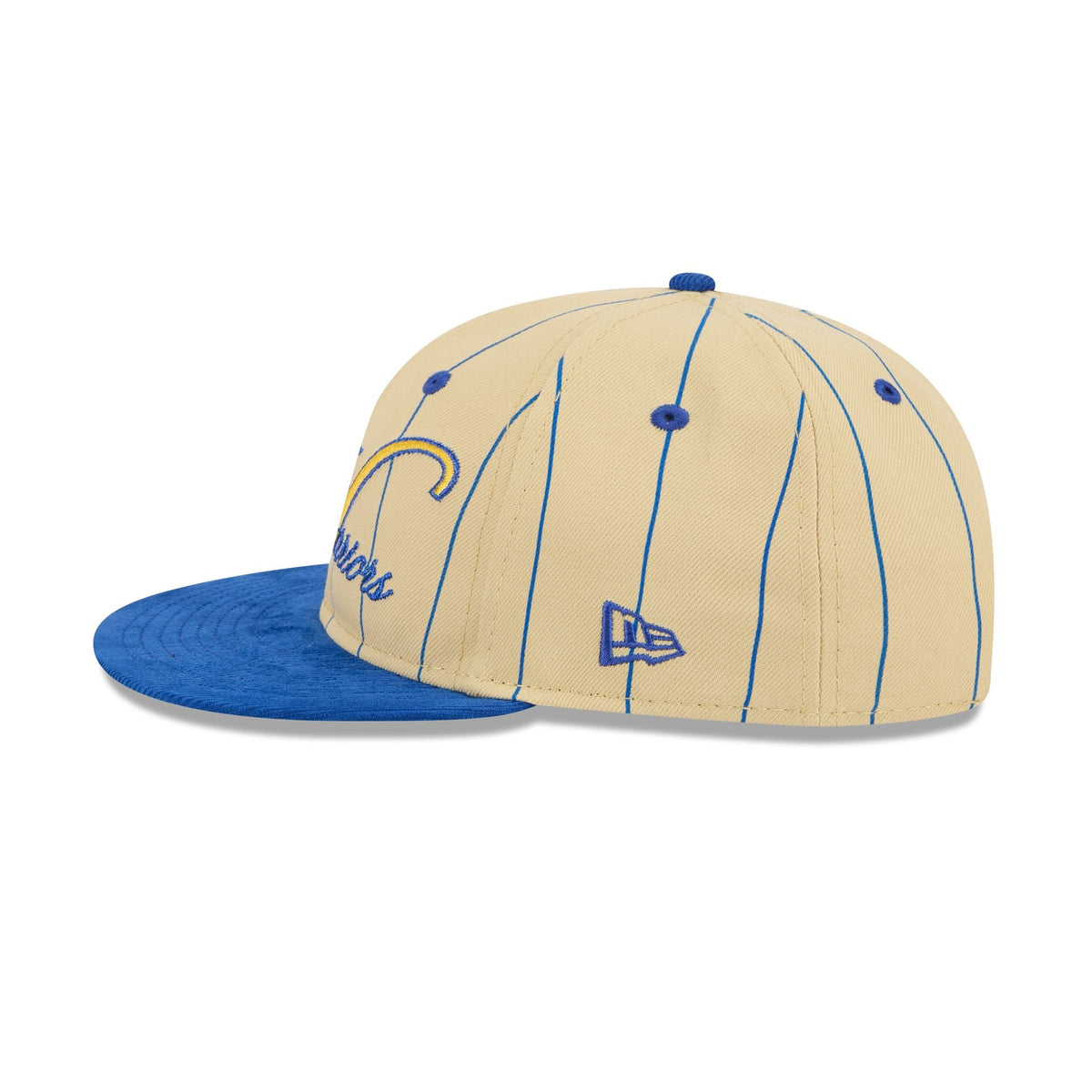 Golden State Warriors Pinstripe Script Retro Crown 9FIFTY Adjustable Hat