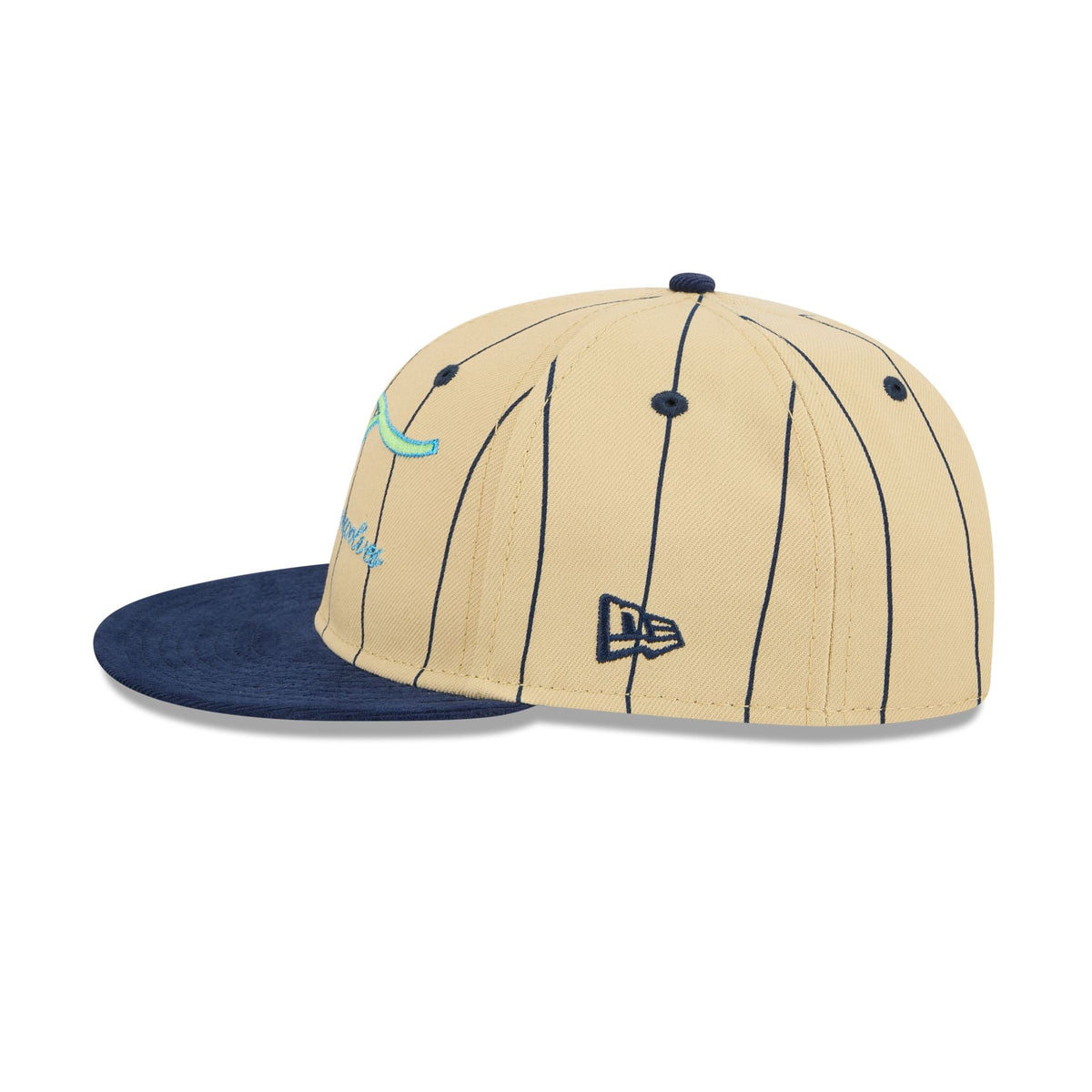 Minnesota Timberwolves Pinstripe Script Retro Crown 9FIFTY Adjustable Hat