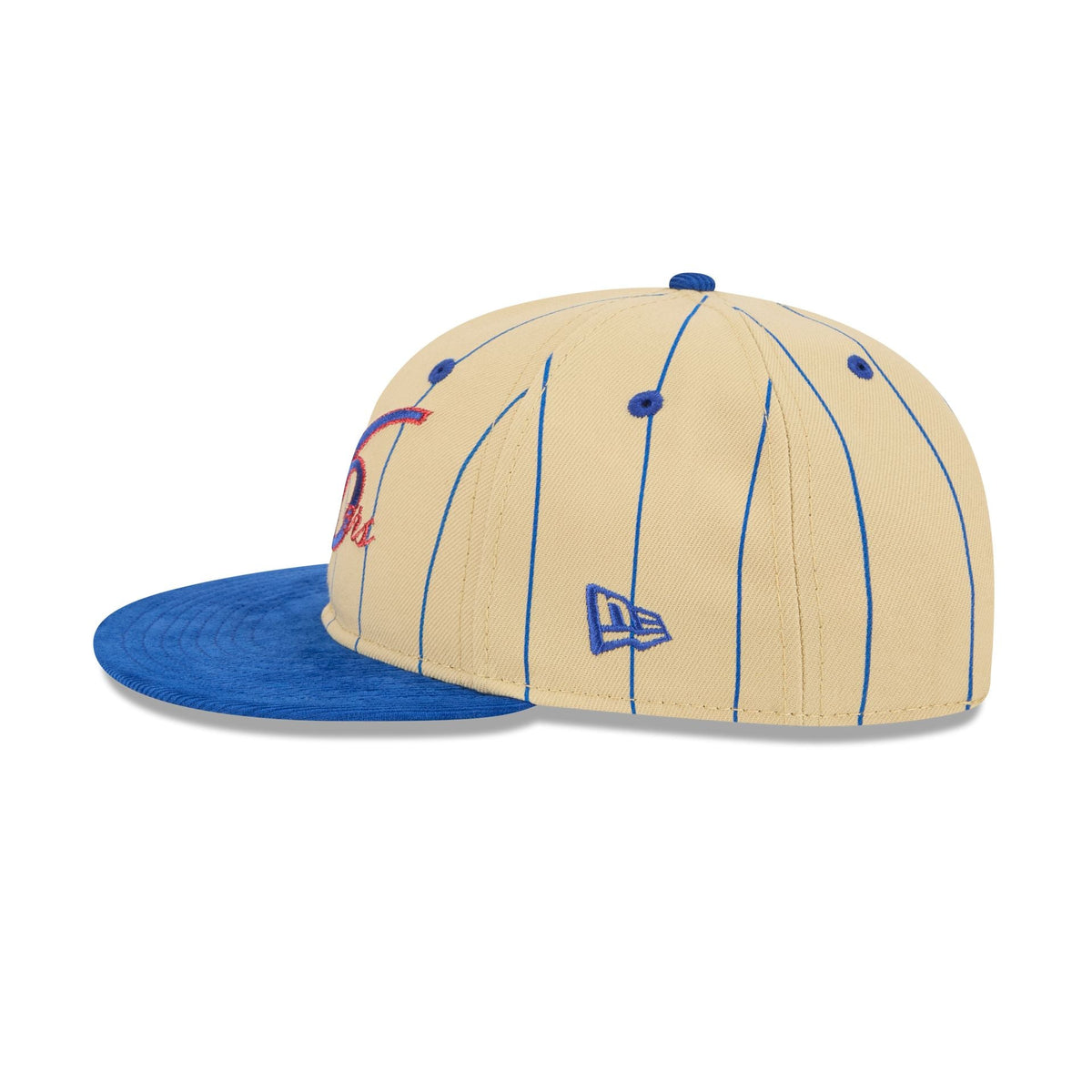 Philadelphia 76ers Pinstripe Script Retro Crown 9FIFTY Adjustable Hat