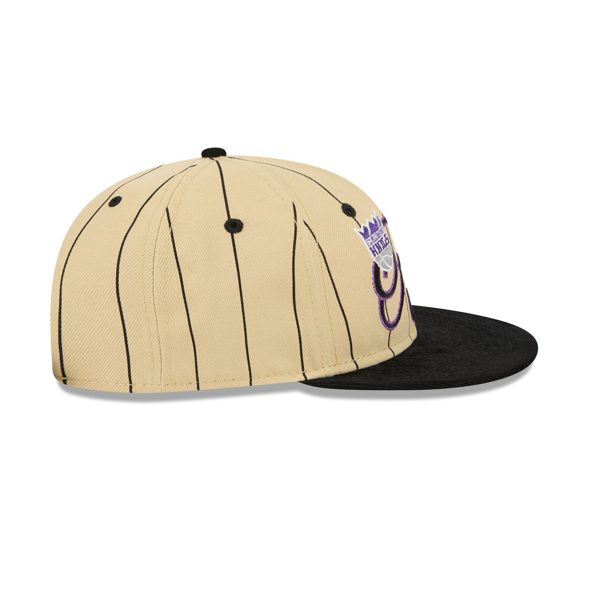 Sacramento Kings Pinstripe Script Retro Crown 9FIFTY Adjustable Hat