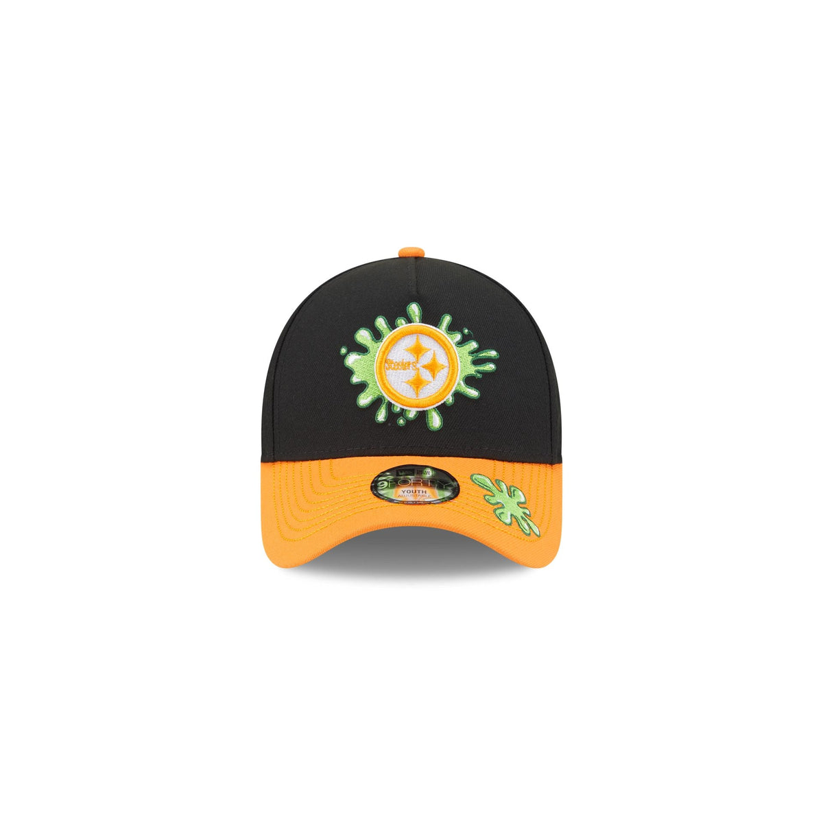 Nickelodeon Slime x Pittsburgh Steelers Kids 9FORTY A-Frame Snapback Hat