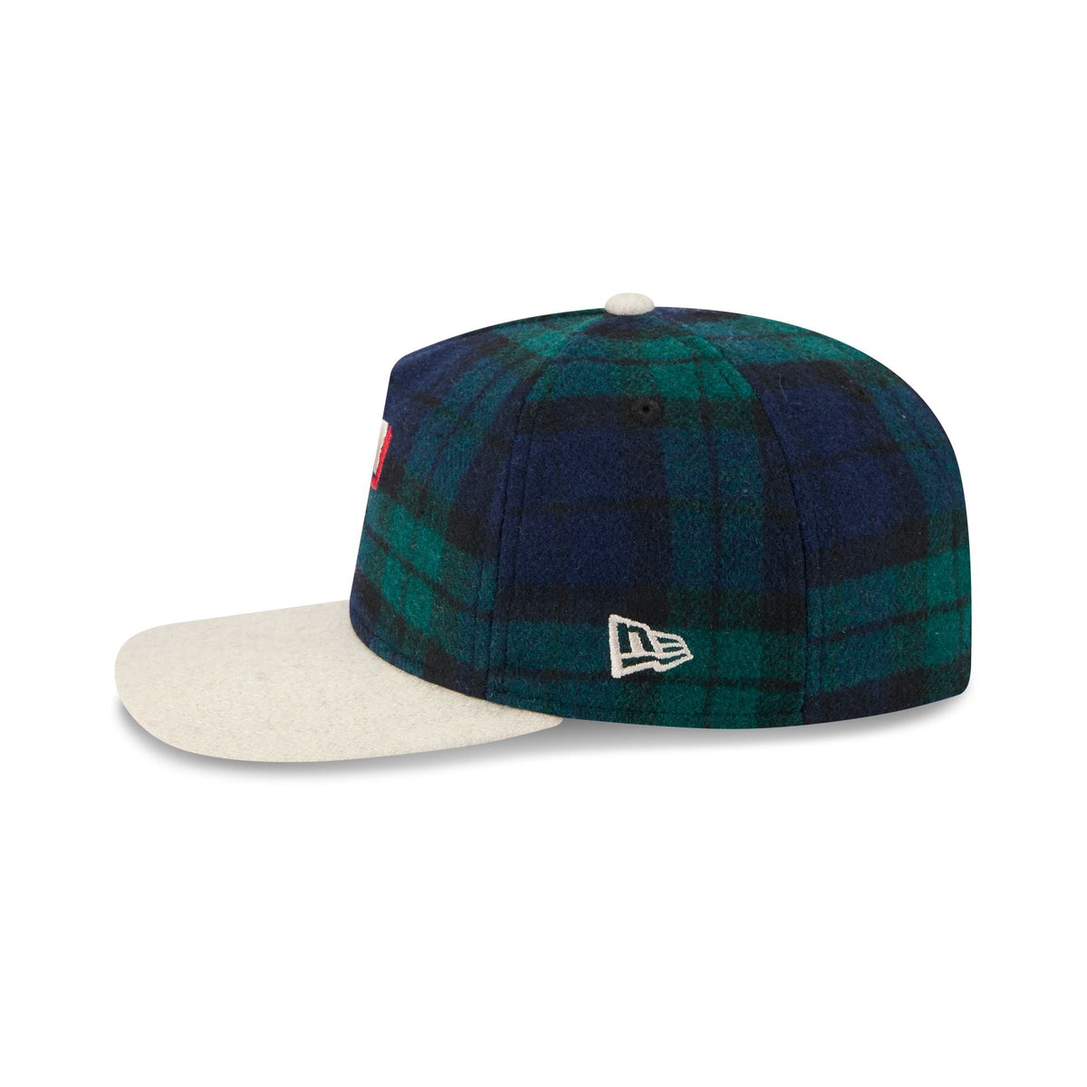 Texas Rangers Plaid Letterman 19TWENTY Adjustable Hat