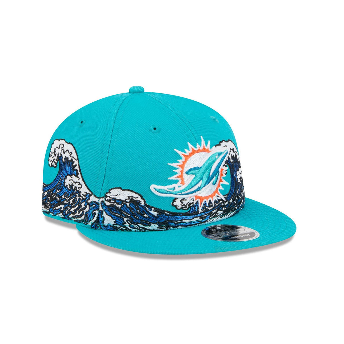 Miami Dolphins Tidal Flow Retro Crown 9FIFTY Adjustable Hat