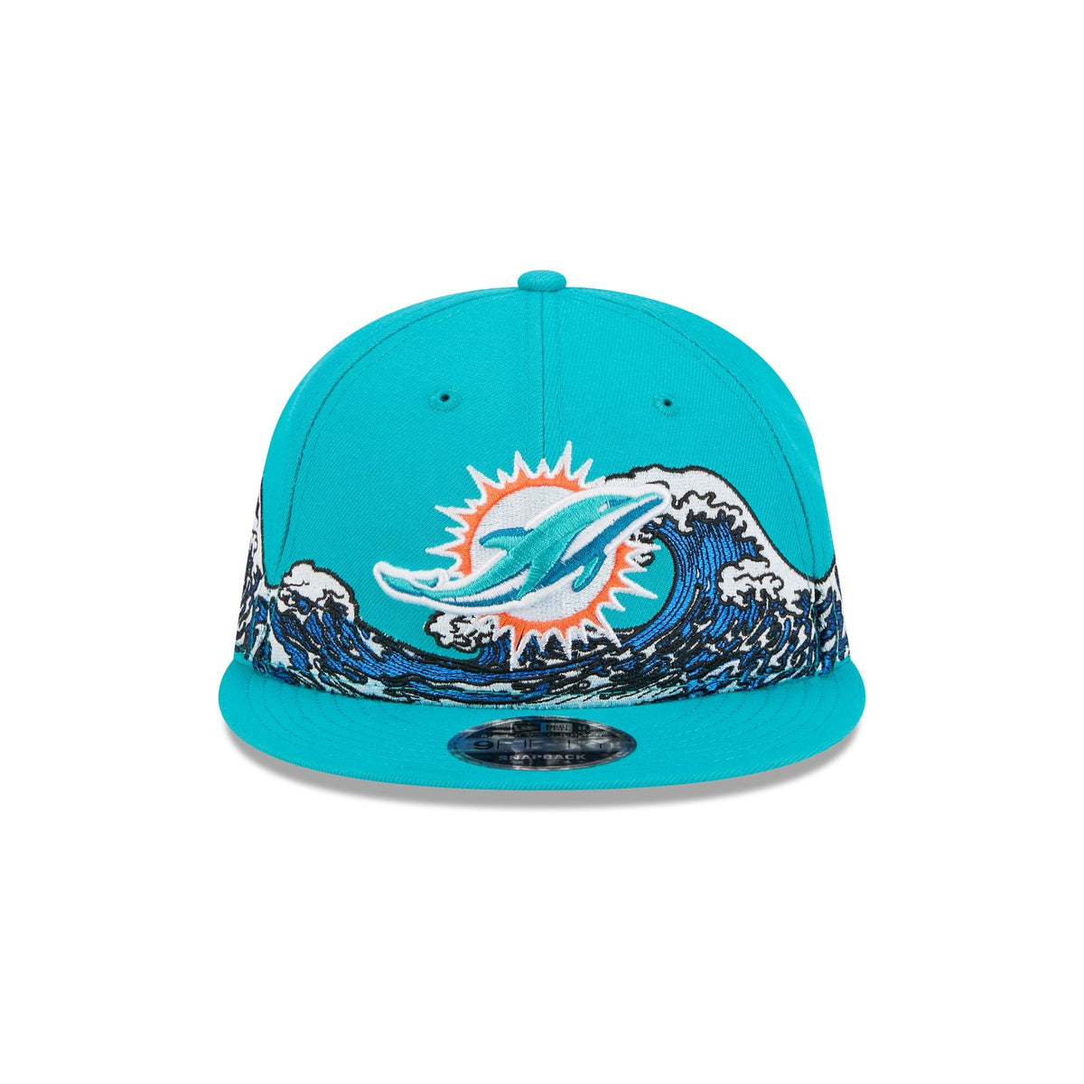 Miami Dolphins Tidal Flow Retro Crown 9FIFTY Adjustable Hat