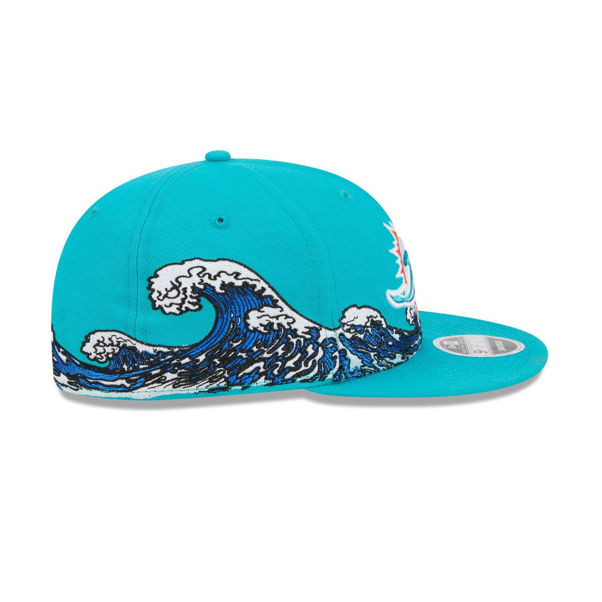 Miami Dolphins Tidal Flow Retro Crown 9FIFTY Adjustable Hat