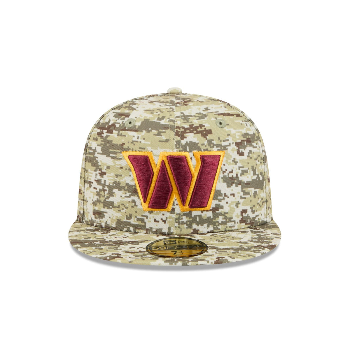 Washington Commanders 2025 Salute to Service Fan Gear 59FIFTY Fitted Hat