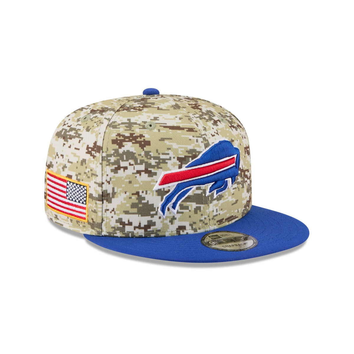 Buffalo Bills 2025 Salute to Service Fan Gear 9FIFTY Snapback Hat