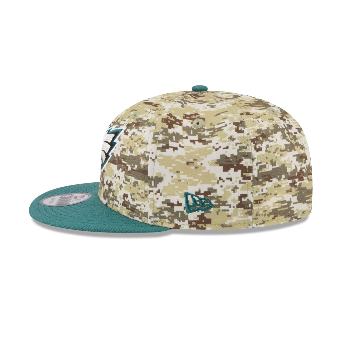 Philadelphia Eagles 2025 Salute to Service Fan Gear 9FIFTY Snapback Hat