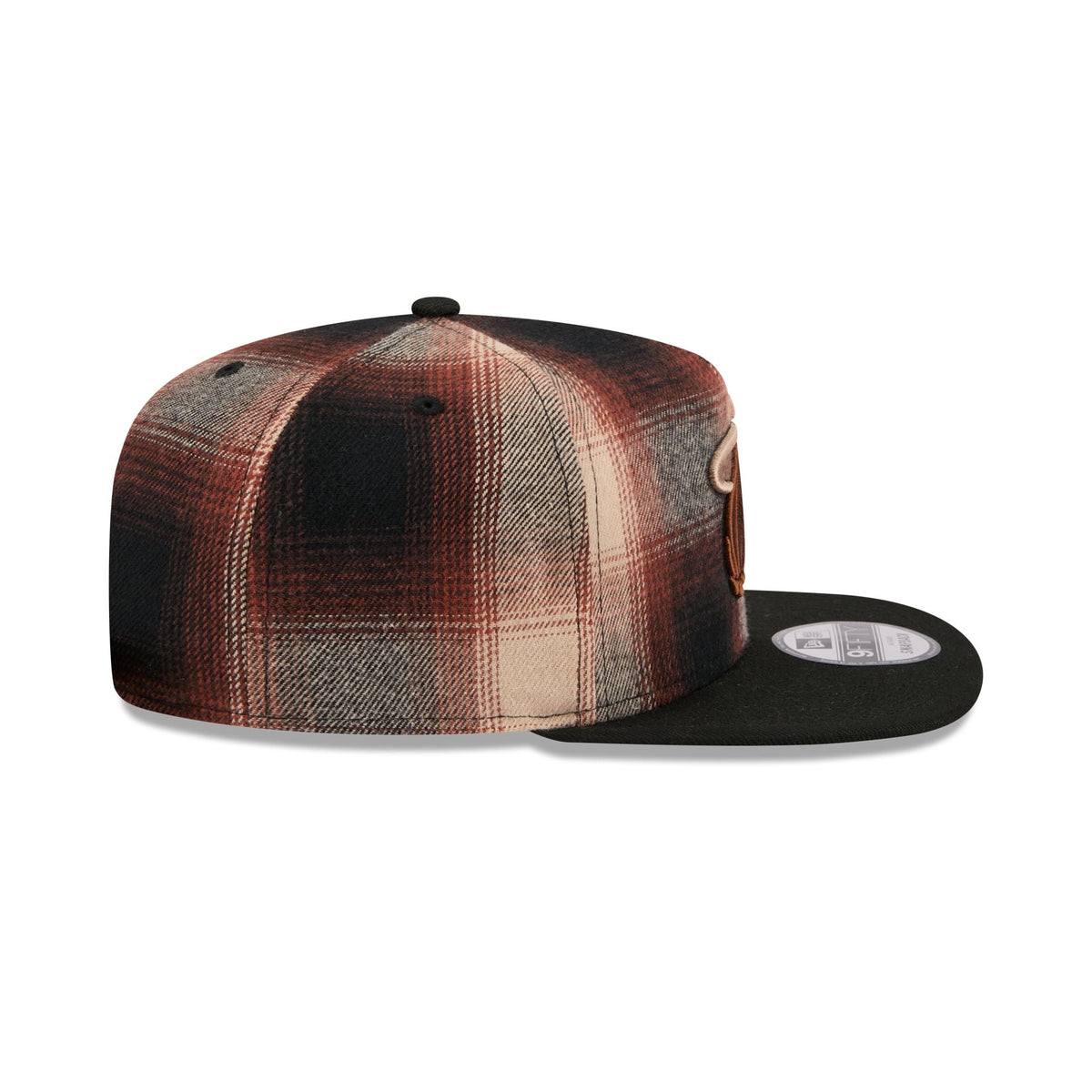 Miami Heat Grunge Plaid 9FIFTY A-Frame Adjustable Hat