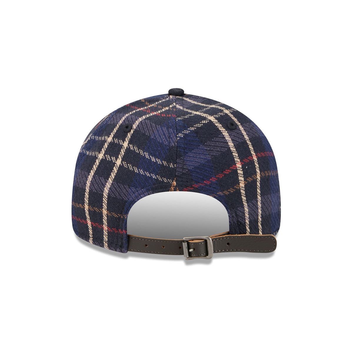 Detroit Lions Grunge Plaid Retro Crown 9FIFTY Adjustable Hat