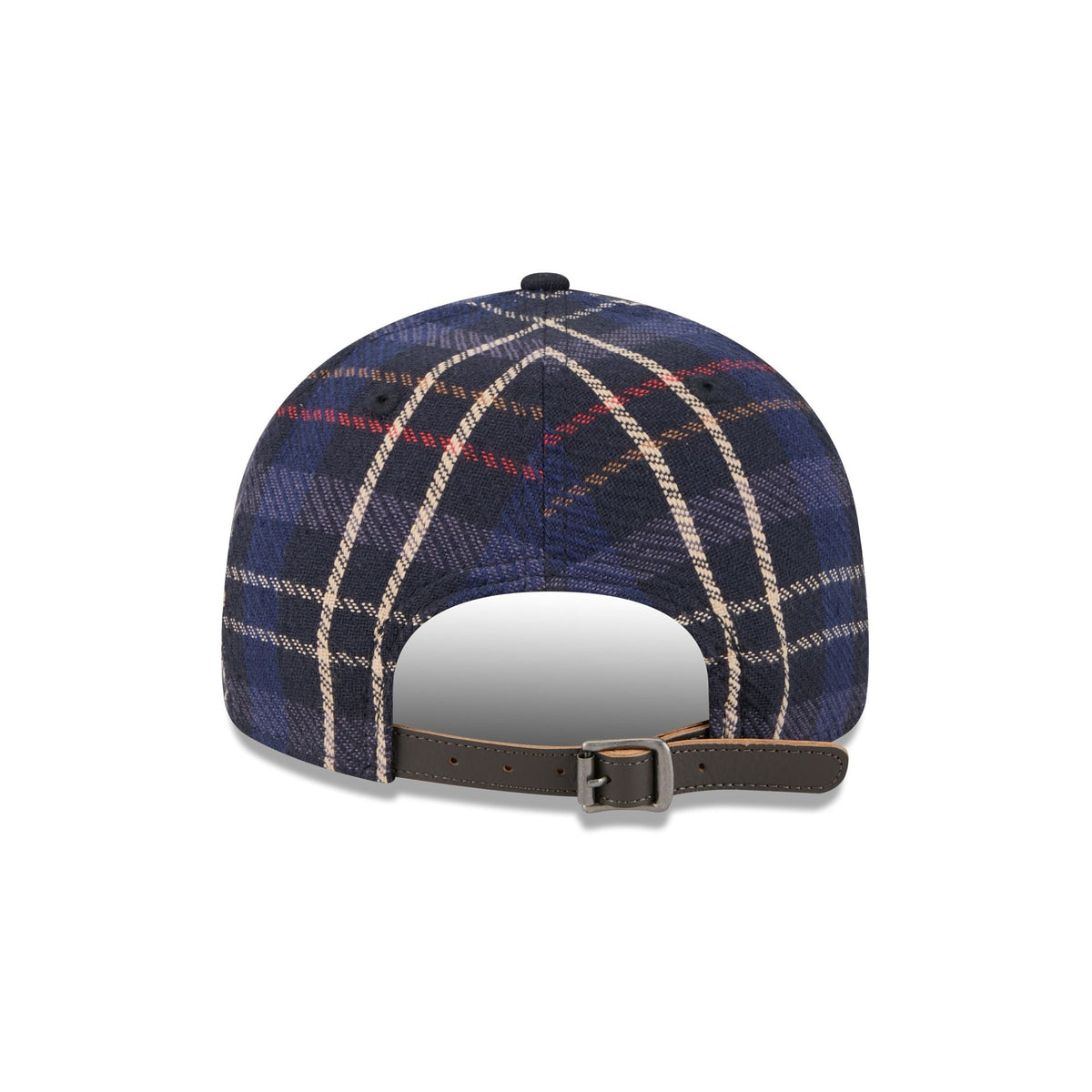 Los Angeles Lakers Grunge Plaid Retro Crown 9FIFTY Adjustable Hat