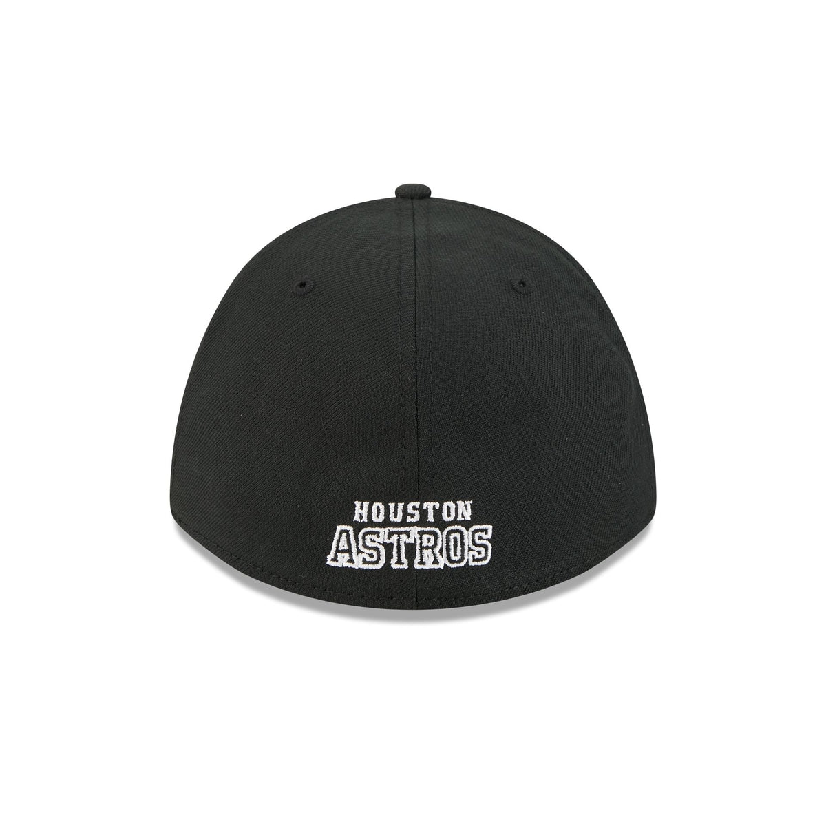 Houston Astros Black and White 39THIRTY M-Crown Stretch Fit Hat