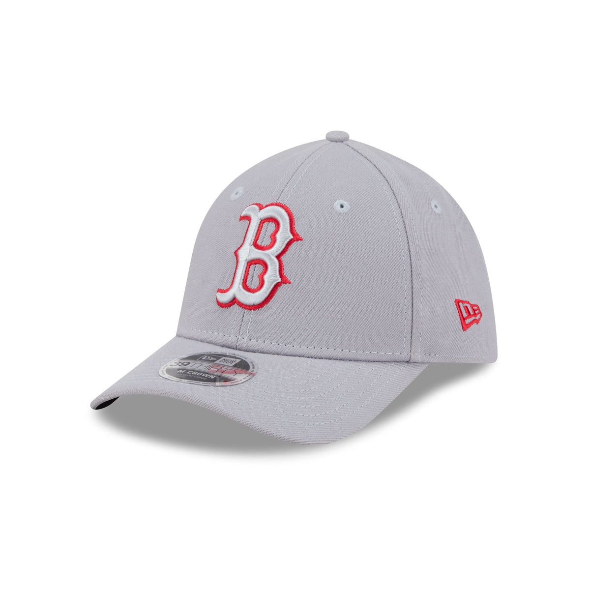 Boston Red Sox Gray 39THIRTY M-Crown Stretch Fit Hat