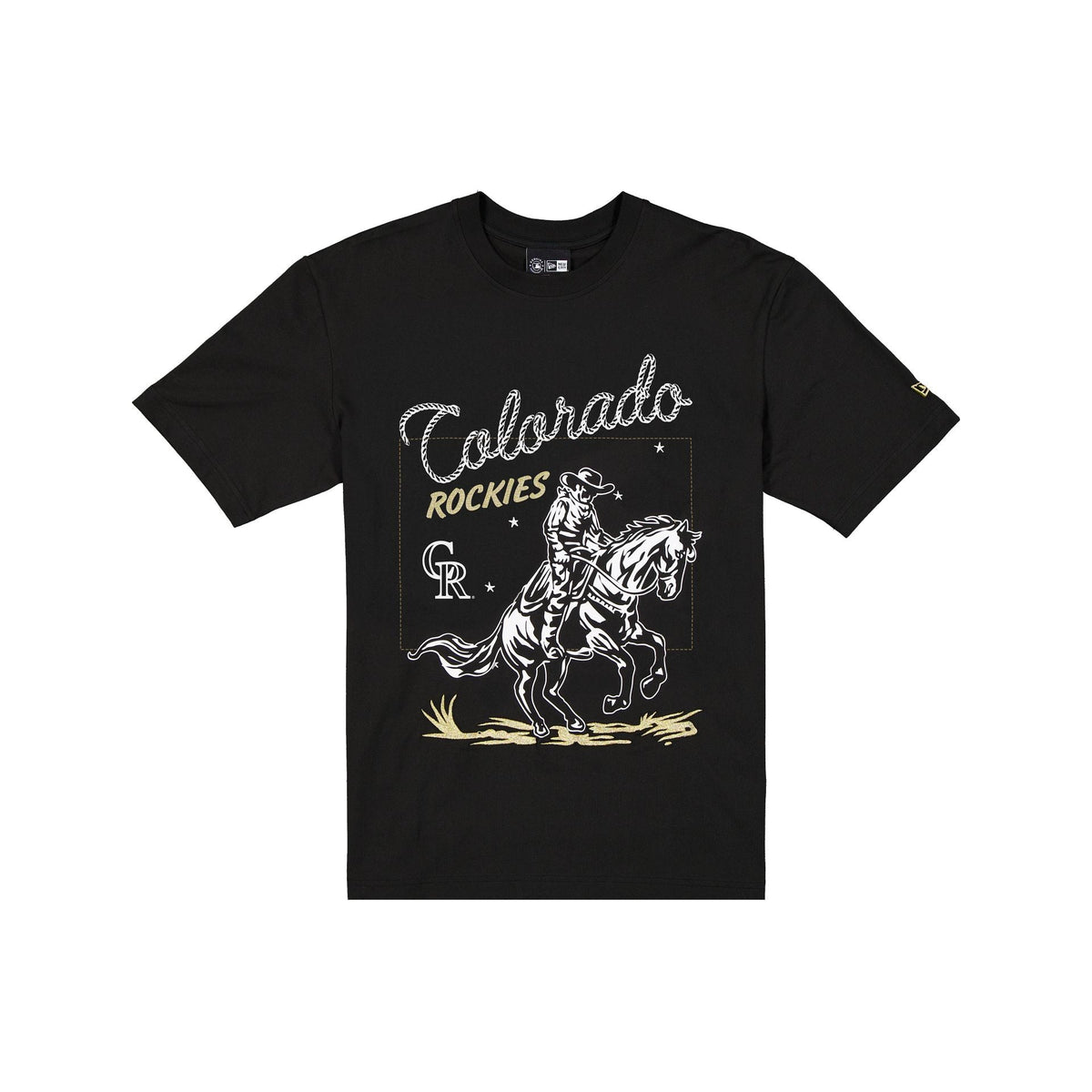 Colorado Rockies Lasso Black T-Shirt