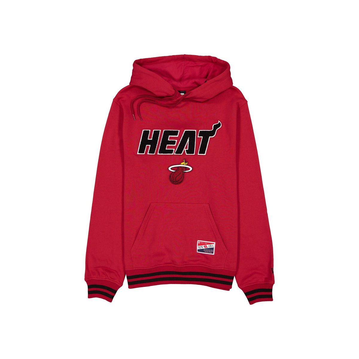 Miami Heat Throwback Felt Logo Hoodie