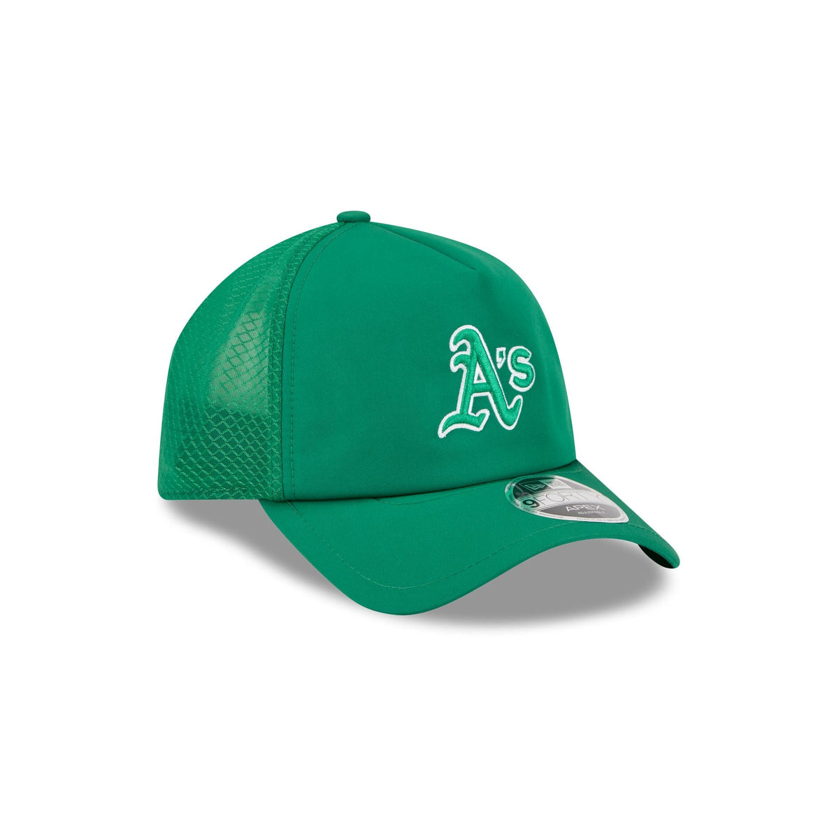 Athletics 2026 Batting Practice Alt Kelly Green 9FORTY APEX Trucker Hat