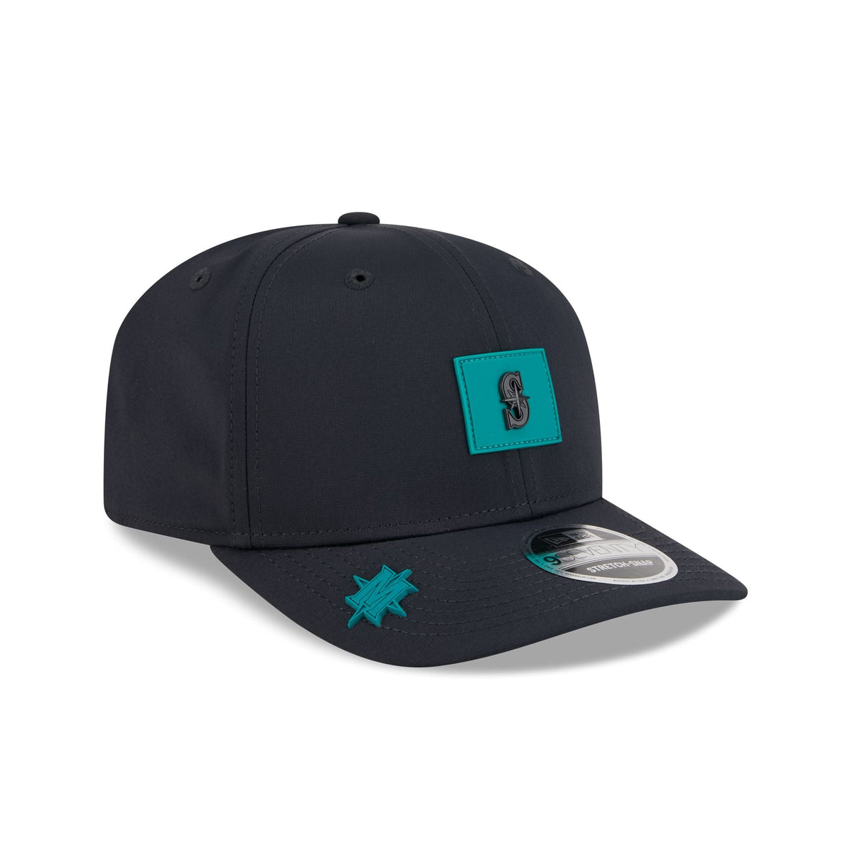 Seattle Mariners 2026 Clubhouse 9SEVENTY Stretch-Snap Hat