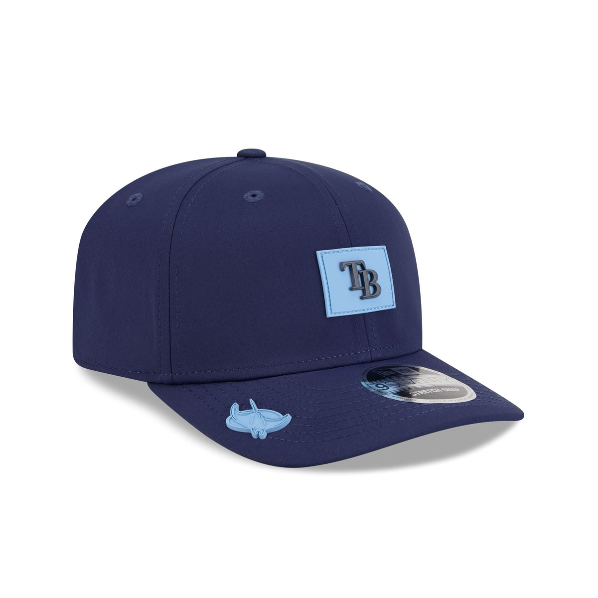 Tampa Bay Rays 2026 Clubhouse 9SEVENTY Stretch-Snap Hat