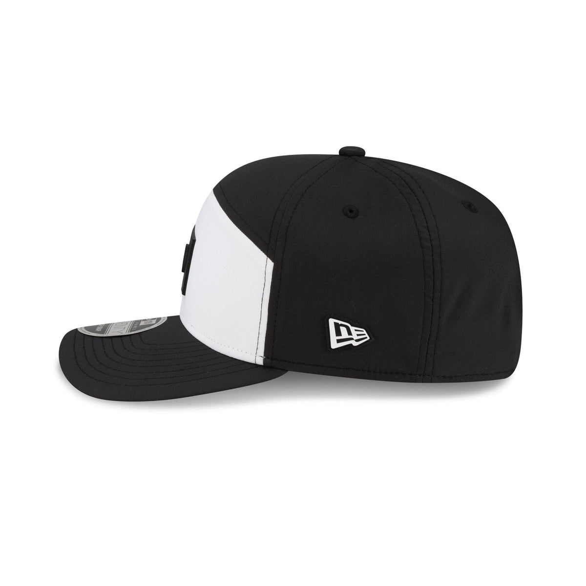 Washington Nationals 2026 Clubhouse Black & White Split Panel 9SEVENTY Stretch-Snap Hat