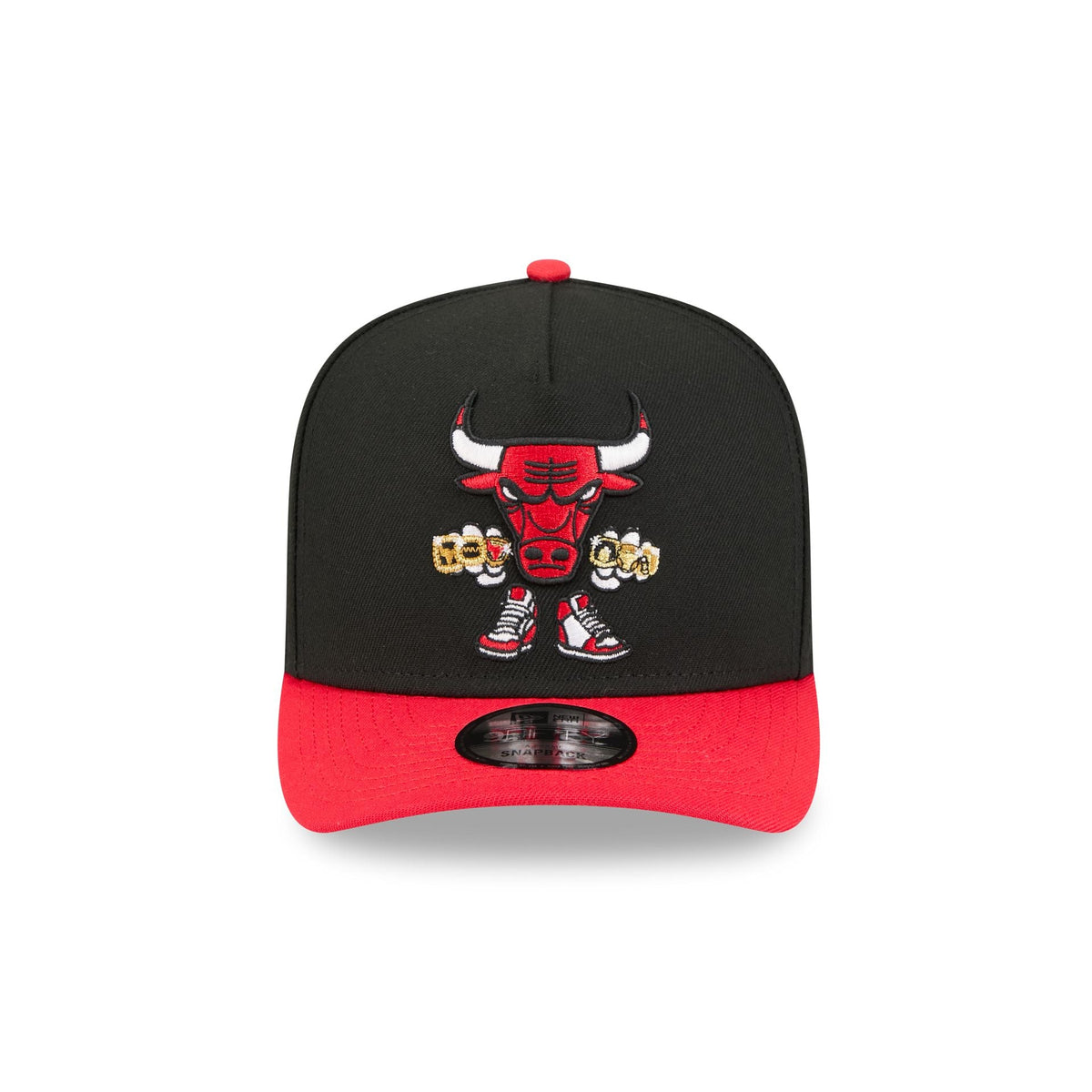 Chicago Bulls Cartoon 9FIFTY A-Frame Snapback Hat
