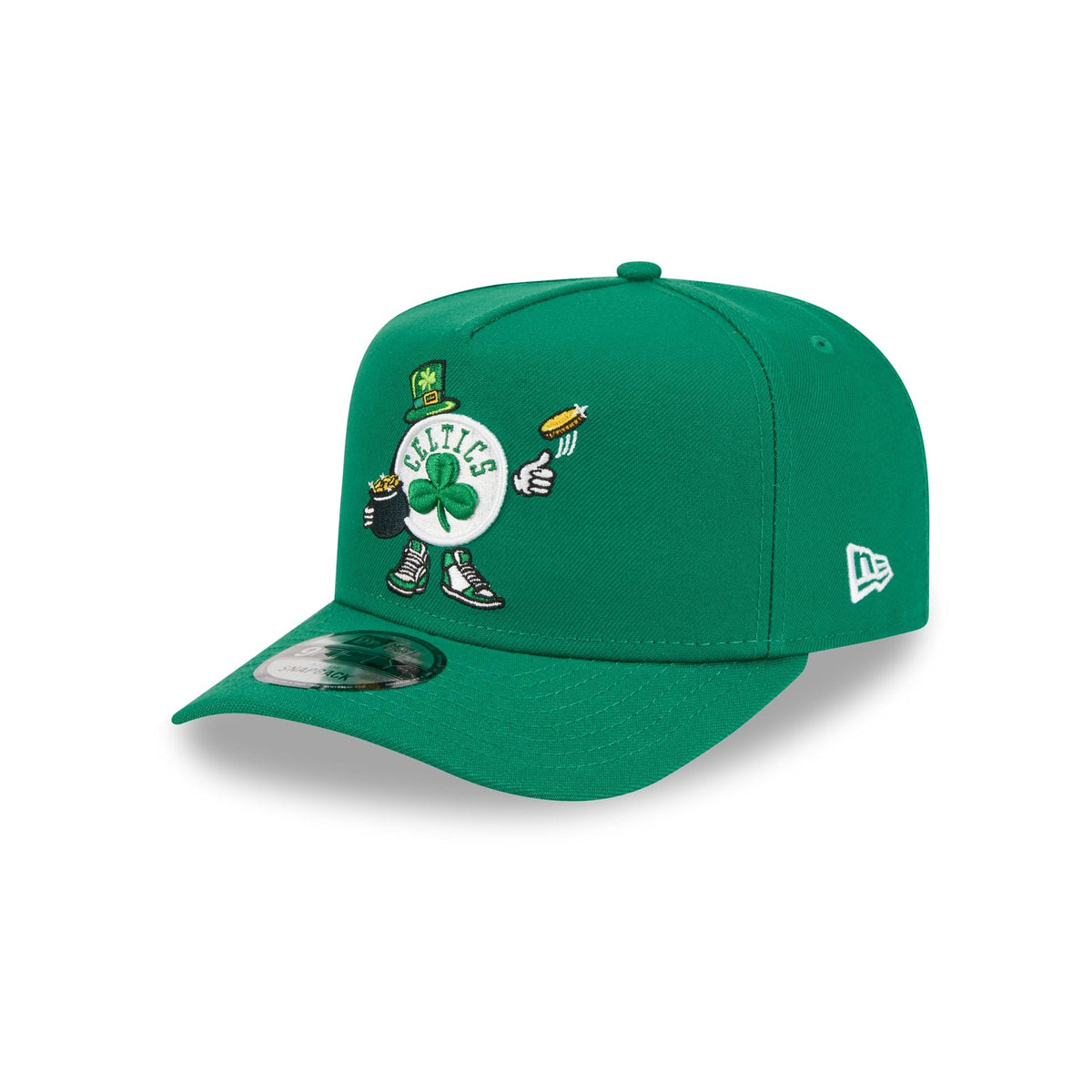 Boston Celtics Cartoon 9FIFTY A-Frame Snapback Hat
