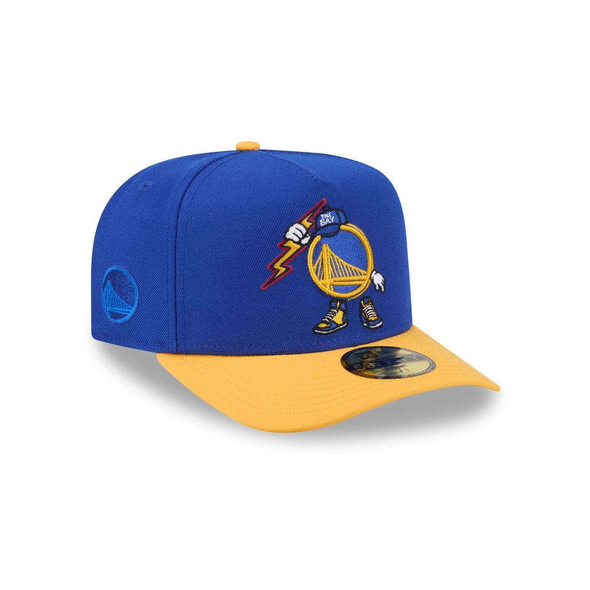 Golden State Warriors Cartoon 59FIFTY A-Frame Fitted Hat