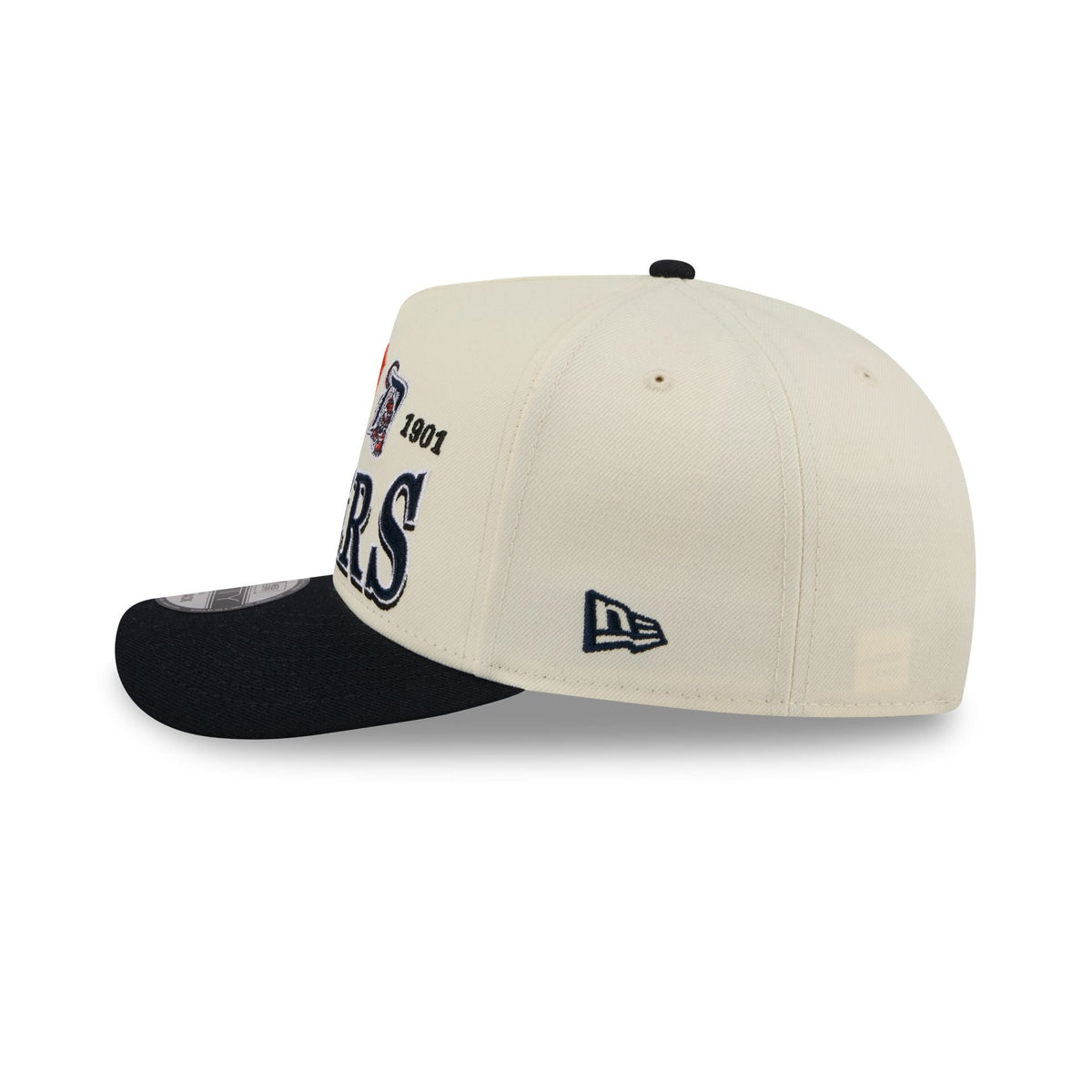 Detroit Tigers Three Hit Chrome White 9FIFTY A-Frame Snapback Hat