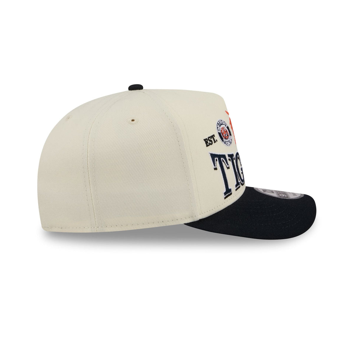Detroit Tigers Three Hit Chrome White 9FIFTY A-Frame Snapback Hat