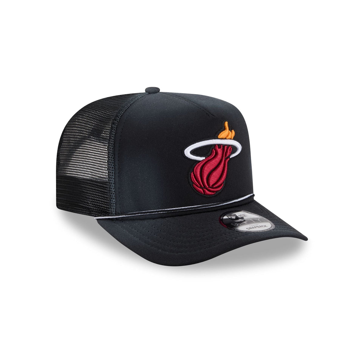 Miami Heat Worn 9FIFTY A-Frame Trucker Hat