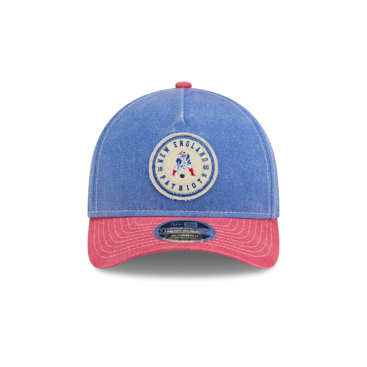 New England Patriots Felt 9FORTY M-Crown A-Frame Snapback Hat