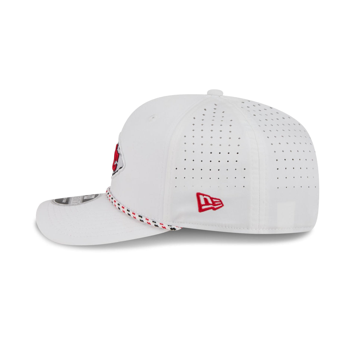Kansas City Chiefs Optic White Performance Rope 9SEVENTY Stretch-Snap Hat