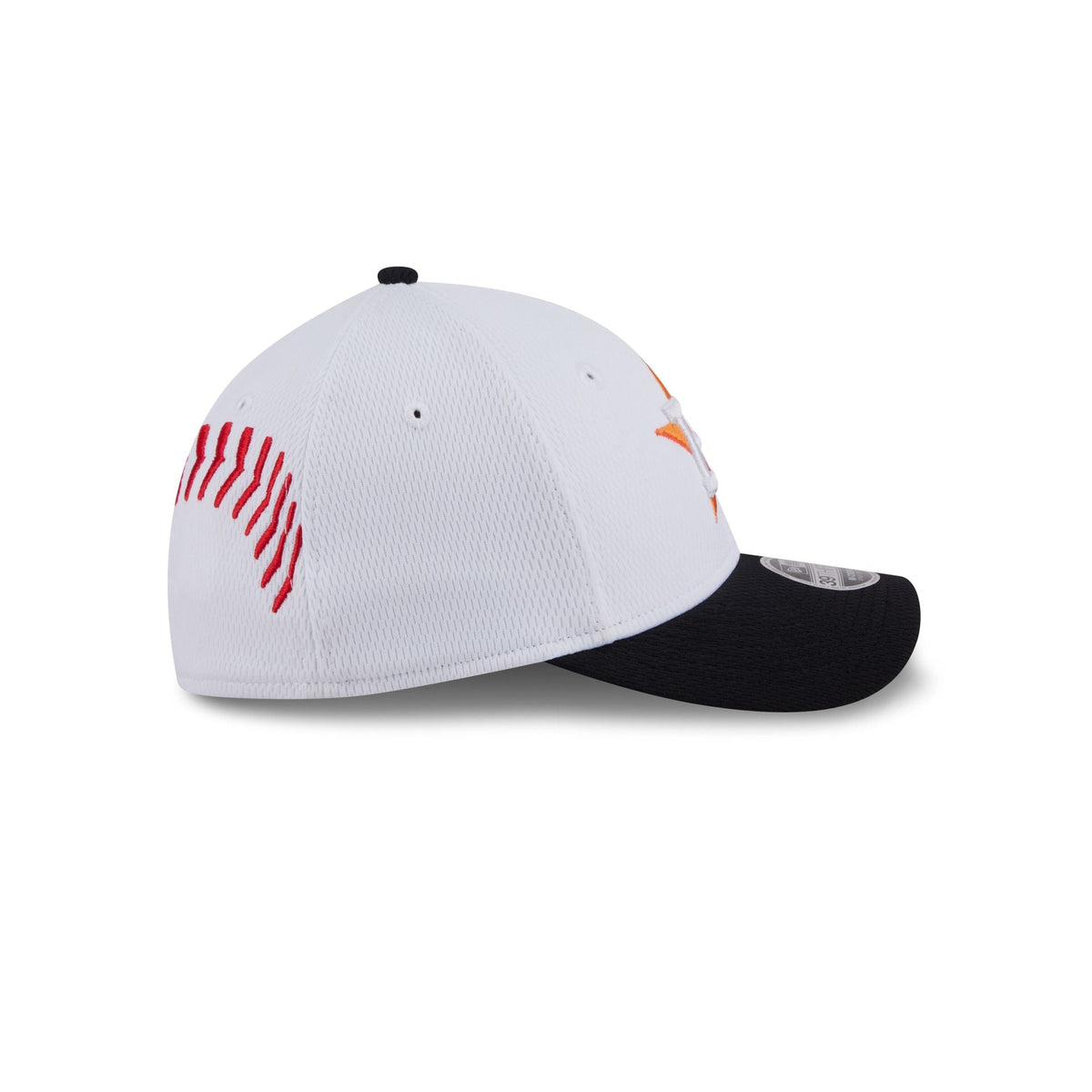 Houston Astros Baseball Stitch Kids 39THIRTY M-Crown Stretch Fit Hat