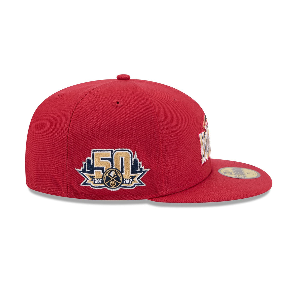 Denver Nuggets 1993-2002 Hardwood Classics Sidepatch 59FIFTY Fitted Hat