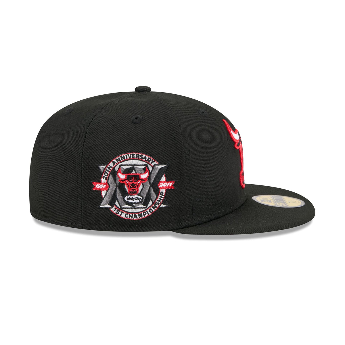 Chicago Bulls 1960-1970 Hardwood Classics Sidepatch 59FIFTY Fitted Hat