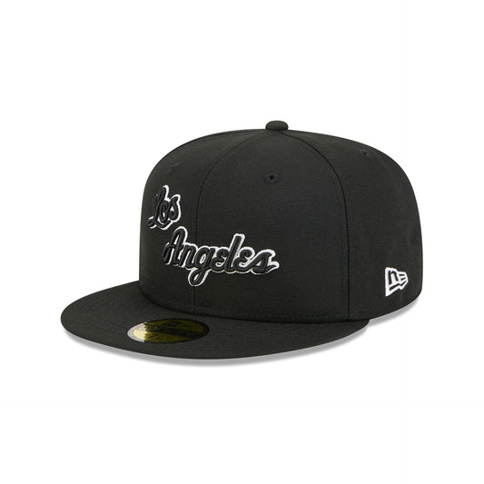 Los Angeles Lakers 1960-1965 Hardwood Classics Black 59FIFTY Fitted Hat