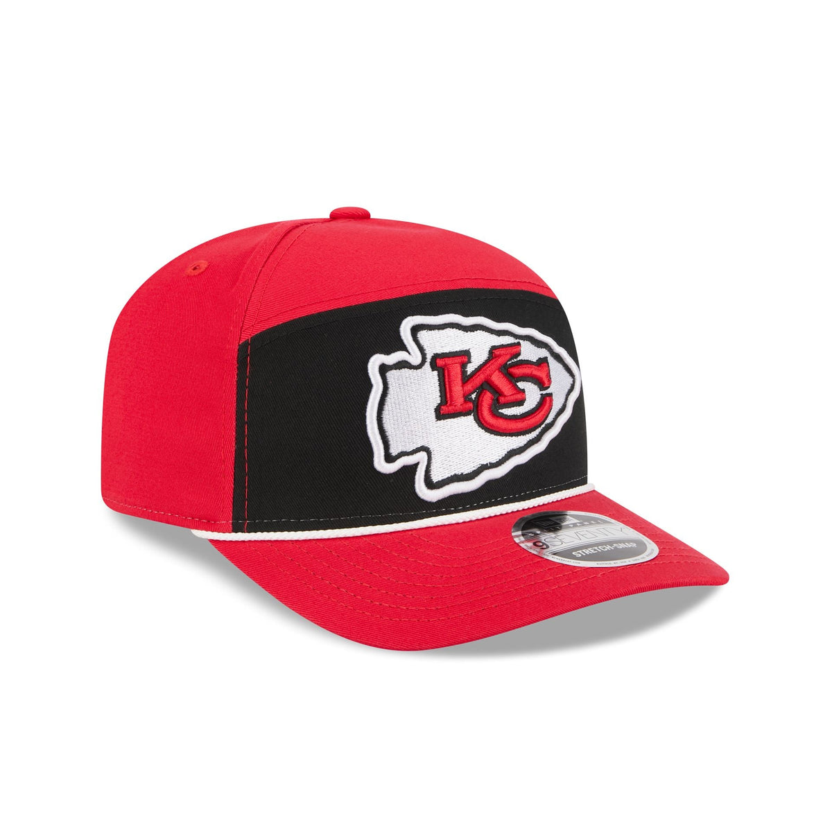 Kansas City Chiefs Split Panel 9SEVENTY Stretch-Snap Hat