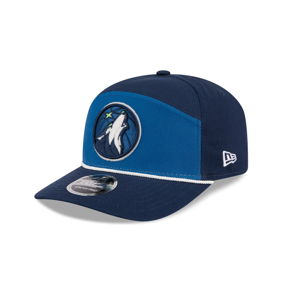 Minnesota Timberwolves Split Panel 9SEVENTY Stretch-Snap Hat
