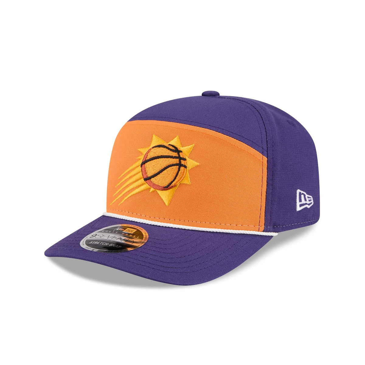 Phoenix Suns Split Panel 9SEVENTY Stretch-Snap Hat