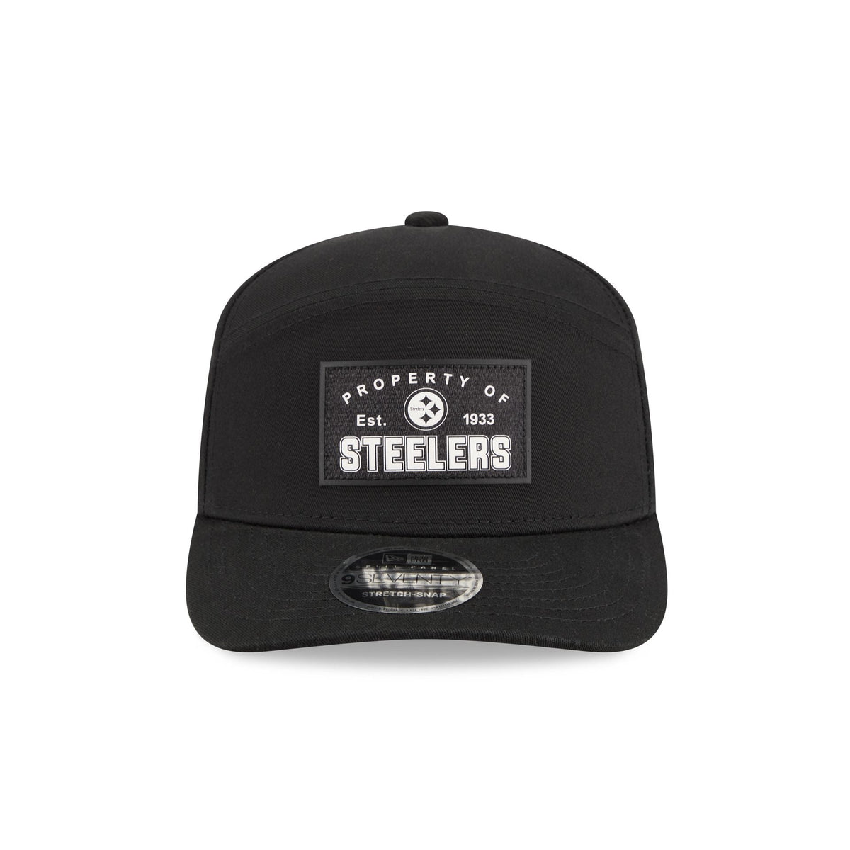 Pittsburgh Steelers Property of Patch Split Panel 9SEVENTY Stretch-Snap Hat